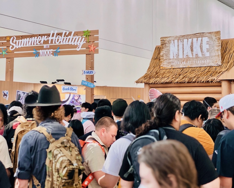 EIDETIC created NIKKE’s Anime Expo 2024 booth, delivering an immersive fan experience with cosplay, photo zones, and live performances.